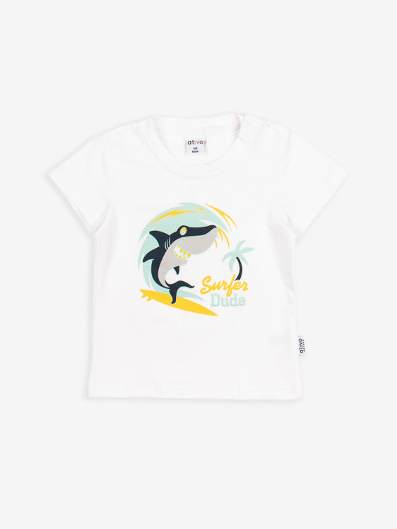 Picture of YF1153 BOYS COTTON T-SHIRT (SHARK)